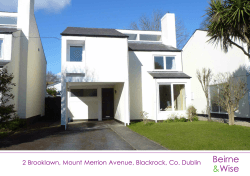 2 Brooklawn, Mount Merrion Avenue, Blackrock, Co. Dublin