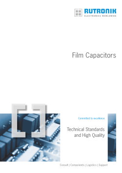 Film Capacitors Technical Standards and High Quality