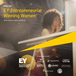 EY Entrepreneurial Winning Women ™ Meet the
