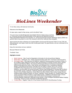 BioLines Weekender