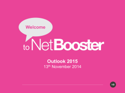 to  Outlook 2015 Welcome