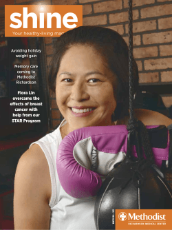 Your healthy-living magazine Flora Lin overcame the effects of breast