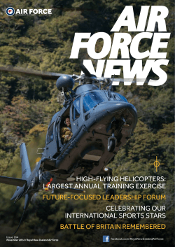 HIGH-FLYING HELICOPTERS: LARGEST ANNUAL TRAINING EXERCISE  CELEBRATING OUR