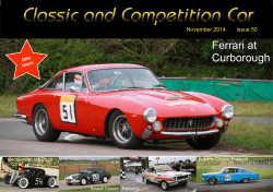 Classic and Competition Car Ferrari at Curborough