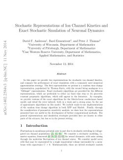Stochastic Representations of Ion Channel Kinetics and
