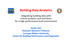 Building Data Analytics