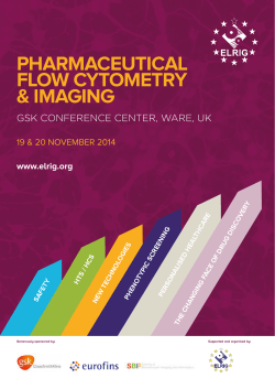 PHARMACEUTICAL FLOW CYTOMETRY &amp; IMAGING GSK CONFERENCE CENTER, WARE, UK