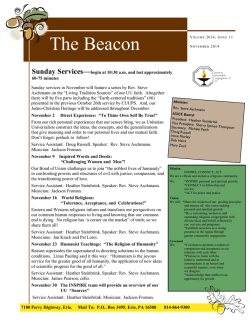 The Beacon Sunday Services&mdash;