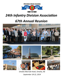 24th Infantry Division AssociaƟon  67th Annual Reunion