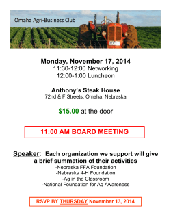 Monday, November 17, 2014 Speaker: $15.00