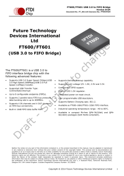 Future Technology Devices International Ltd