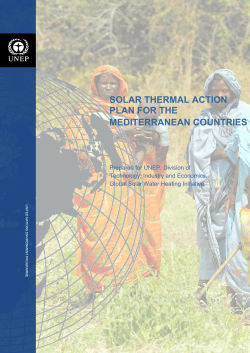 SOLAR THERMAL ACTION PLAN FOR THE MEDITERRANEAN COUNTRIES