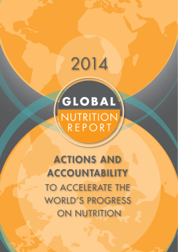 2014 ACTIONS AND ACCOUNTABILITY TO ACCELERATE THE