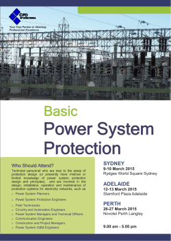Power System Protection Basic   