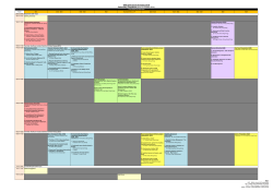 ISMA 2014 (22-23 November 2014) Prelimimary Programme