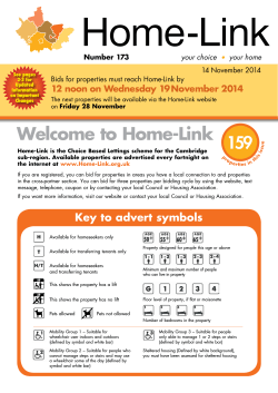 Welcome to Home-Link 159 12 noon on Wednesday 19 November 2014