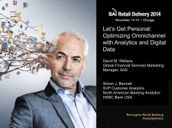 Let’s Get Personal: Optimizing Omnichannel with Analytics and Digital Data