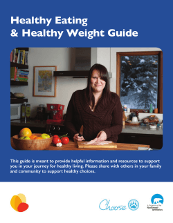 Healthy Eating &amp; Healthy Weight Guide