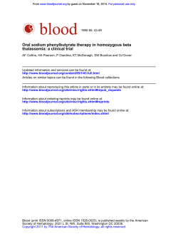 Oral sodium phenylbutyrate therapy in homozygous beta thalassemia: a clinical trial