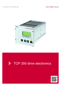 TCP 350 drive electronics