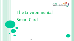 The Environmental Smart Card