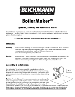 BoilerMaker  TM Assembly &amp; Installation: