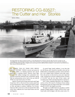 RESTORING CG-83527: The Cutter and Her  Stories