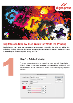Digitalpress Step-by-Step Guide for White Ink Printing on the OKI C941dn