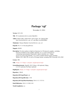 Package ‘rgl’ November 12, 2014