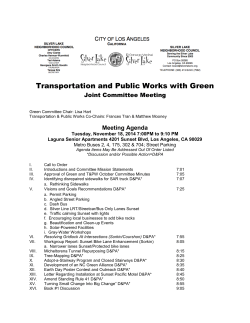 Transportation and Public Works with Green Joint Committee Meeting