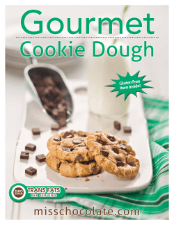 Gourmet Cookie Dough misschocolate.com TRANS FATS