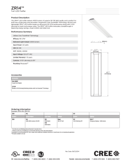 ZR14™ Product Description 1'x4' LED Troffer