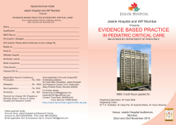 Jaslok Hospital and IAP Mumbai