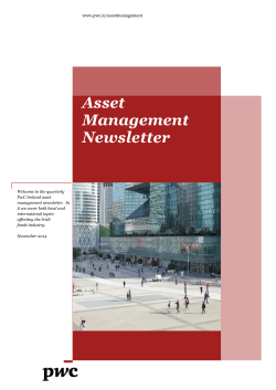 Asset Management Newsletter