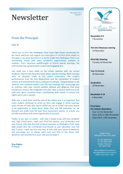 Newsletter From the Principal