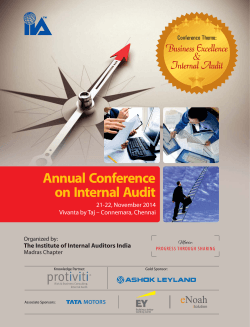 Annual Conference on Internal Audit e Noah