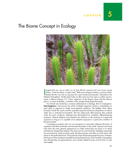 I 5 The Biome Concept in Ecology
