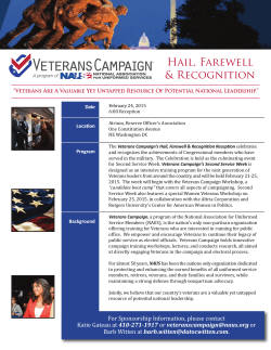 Hail, Farewell &amp; Recognition Date