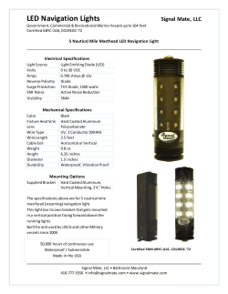 LED Navigation Lights  Signal Mate,  LLC