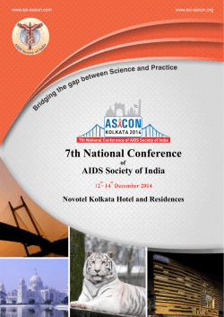 7th National Conference AIDS Society of India Novotel Kolkata Hotel and Residences of