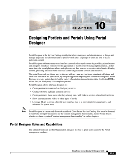 10 Designing Portlets and Portals Using Portal Designer