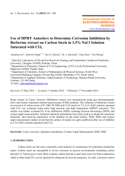 Use of HPHT Autoclave to Determine Corrosion Inhibition by