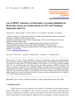Use of HPHT Autoclave to Determine Corrosion Inhibition by