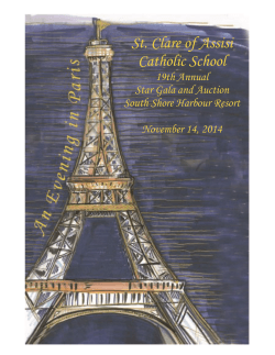 St. Clare of Assisi Catholic School 19th Annual Star Gala and Auction