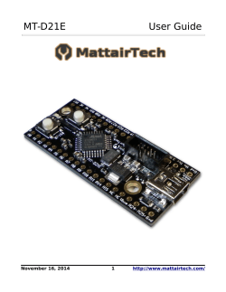 MT-D21E                        User Guide   
