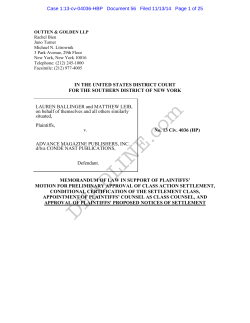 Case 1:13-cv-04036-HBP   Document 56   Filed 11/13/14 ...