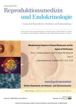 No.2 Reproduktionsmedizin und Endokrinologie 2009