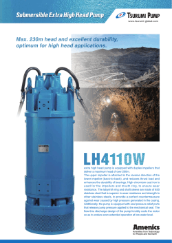 Submersible Extra High Head Pump Max. 230m head and excellent durability,