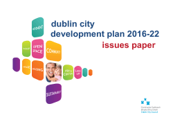 dublin city development plan 2016-22 issues paper