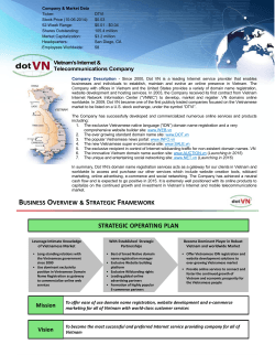 DOT VN Executive Summary 2014 in  file